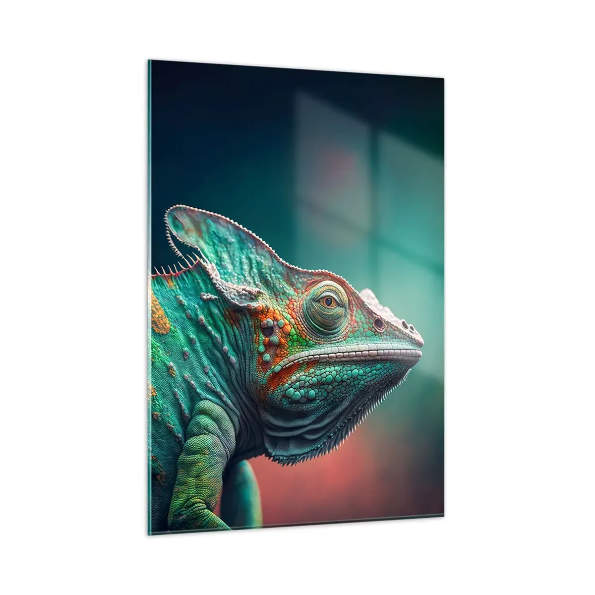 Glass picture - Can You See Me? That's Too Bad... - 50x70 cm