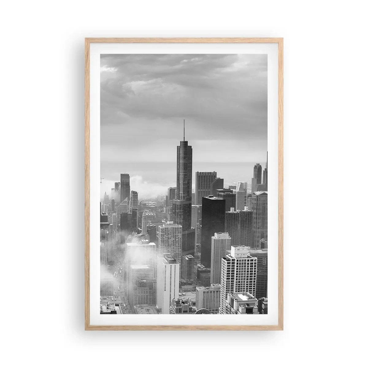 Poster in light oak frame - American Landscape - 61x91 cm