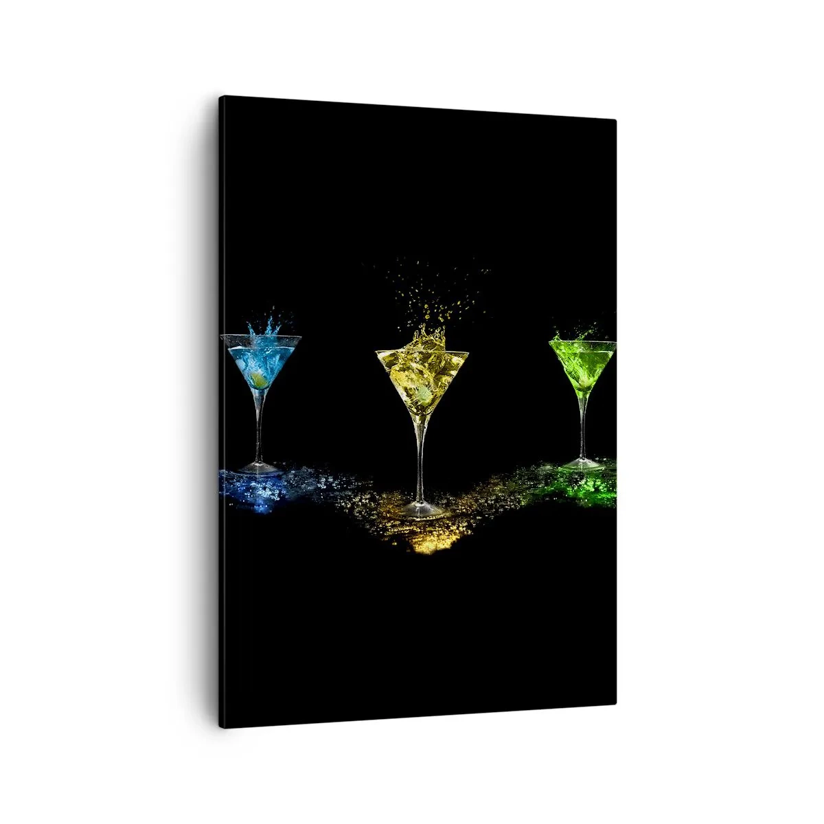Canvas picture - Colours of Joy in Crystal Glass - 50x70 cm