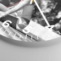 Clock face with numbers