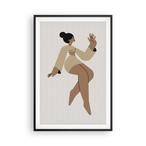 Poster in black frame - Shape of Grace - 61x91 cm