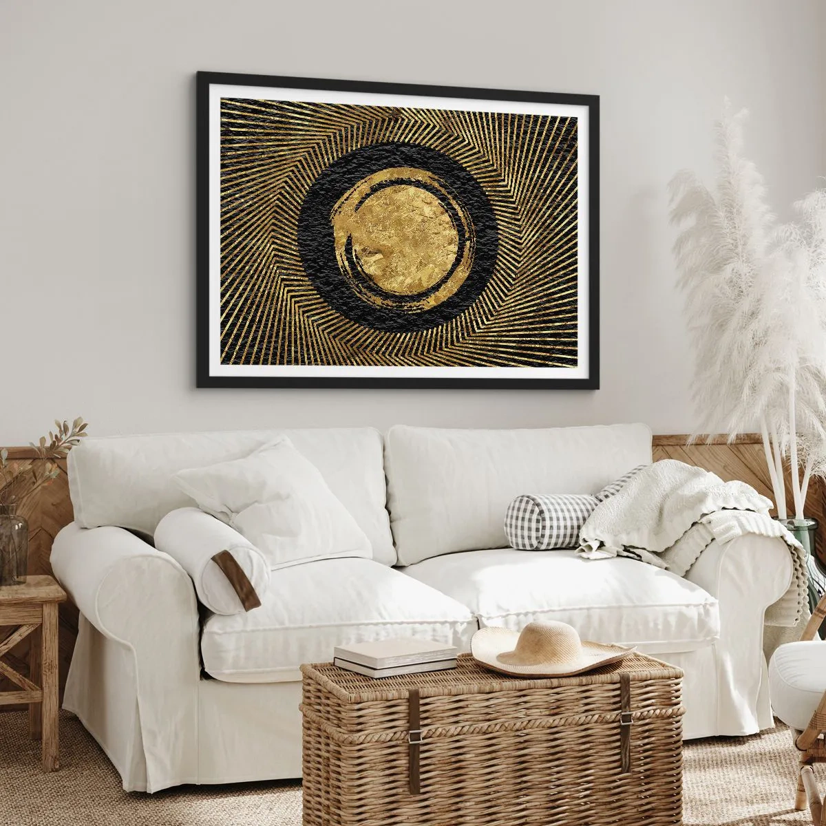 Poster in black frame - Composition Glamour - 50x40 cm