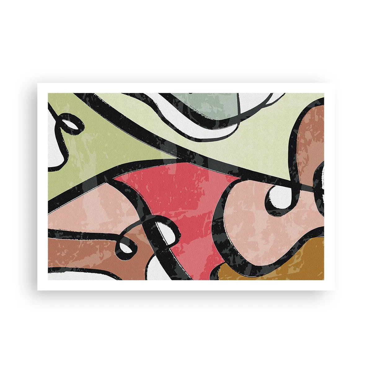 Poster - Pirouettes Among Colours - 100x70 cm