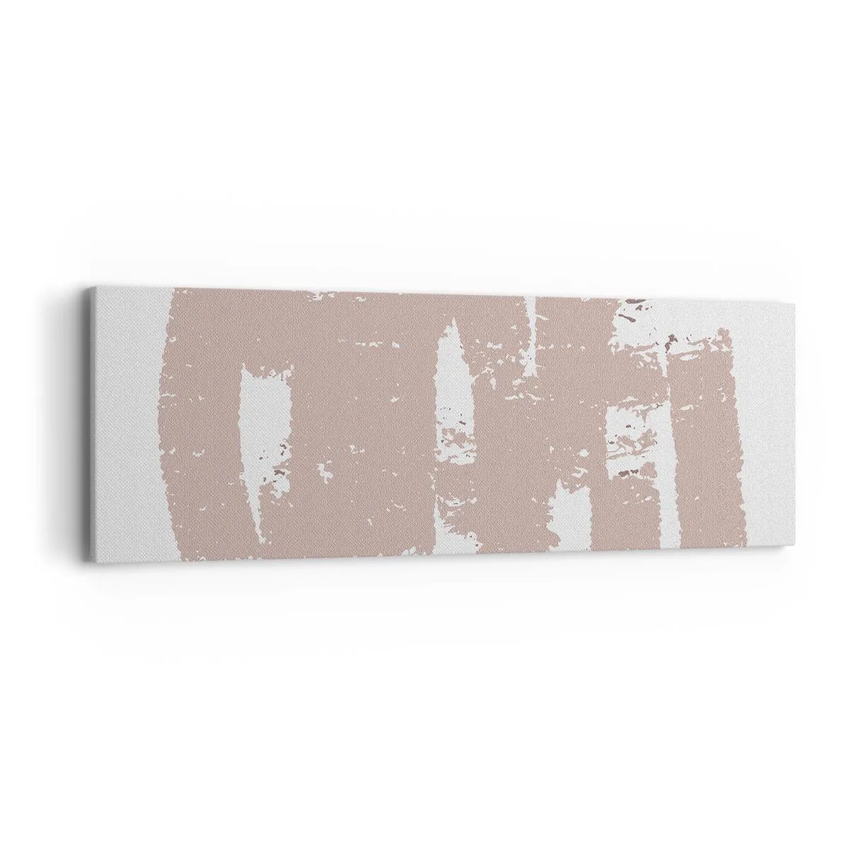 Canvas picture - Abstract in Delicate Pink - 90x30 cm