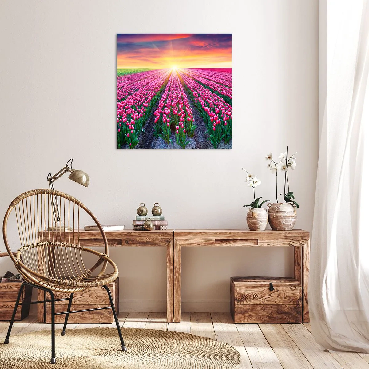 Canvas picture - Beauty Farm - 70x70 cm