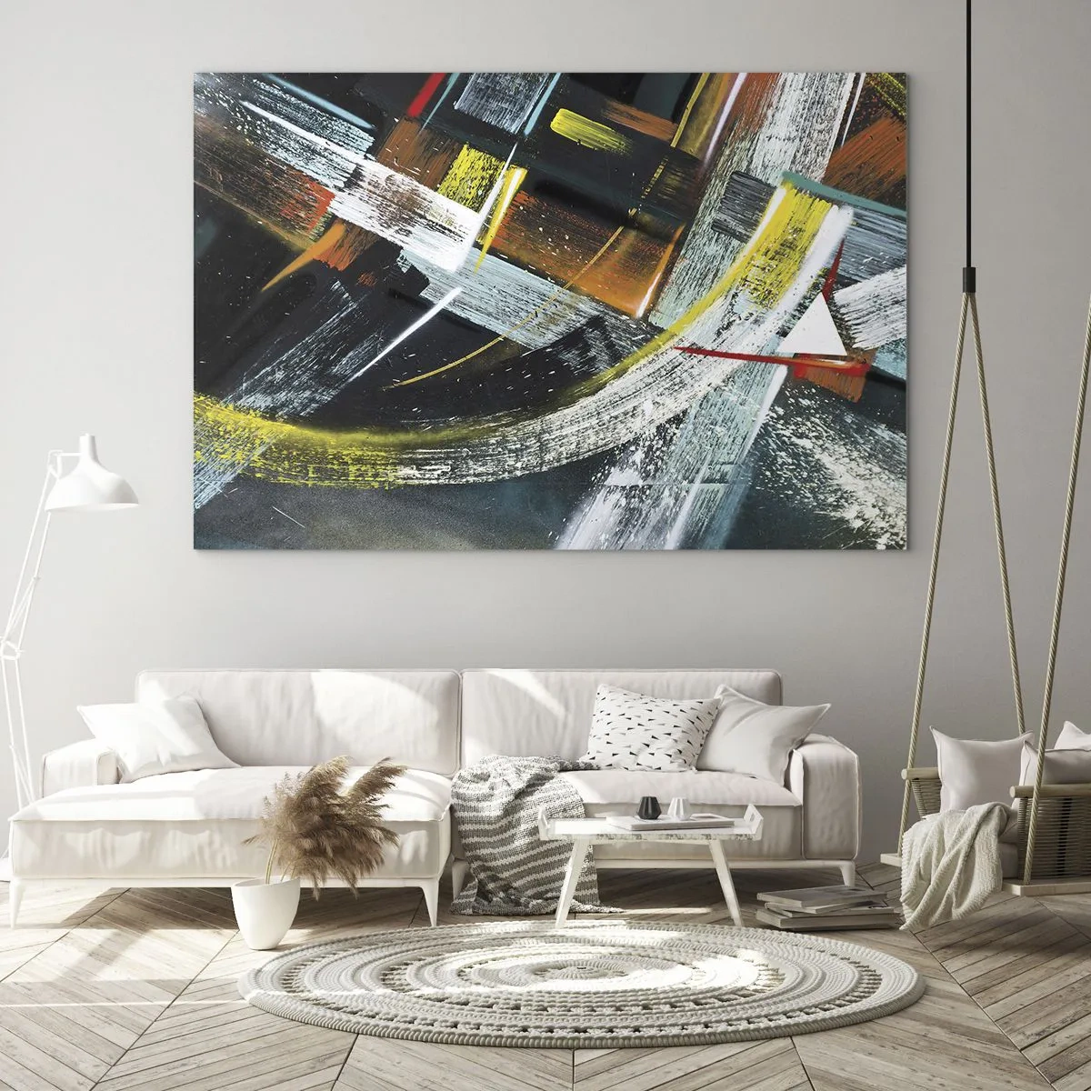 Glass picture - Energy of Movement - 100x70 cm