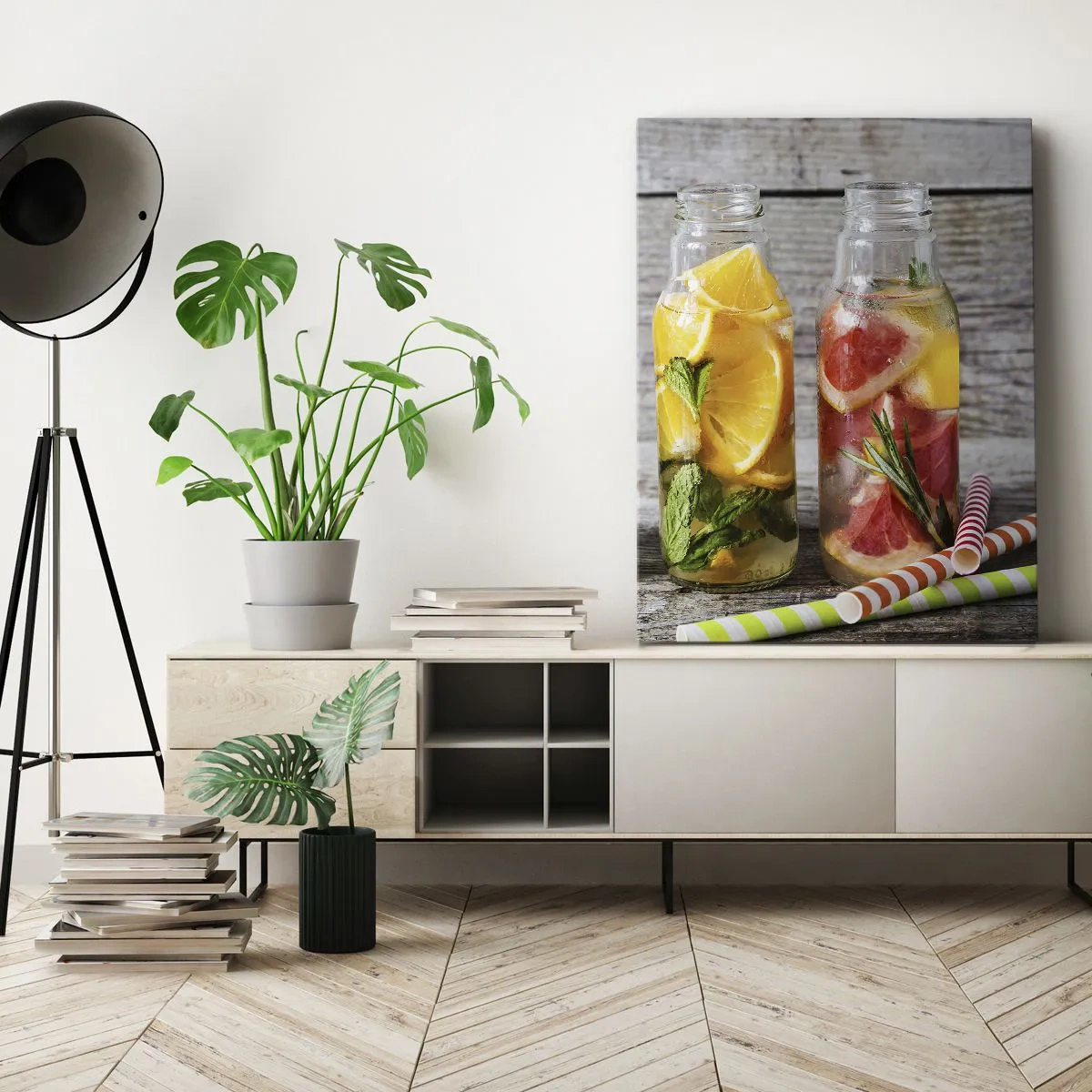 Canvas picture - Healthy by Nature - 55x100 cm