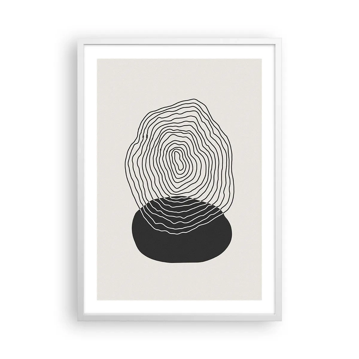 Poster in white frmae - Durability and Vibration - 50x70 cm