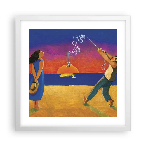 Poster in white frmae - More than a Star from the Sky - 40x40 cm