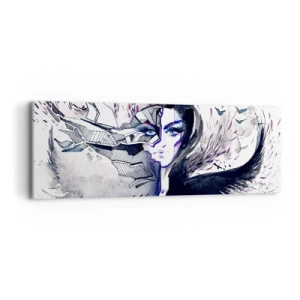 Canvas picture - Demonic and Beautiful - 90x30 cm