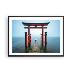 Poster in black frame - Japanese Musings - 70x50 cm