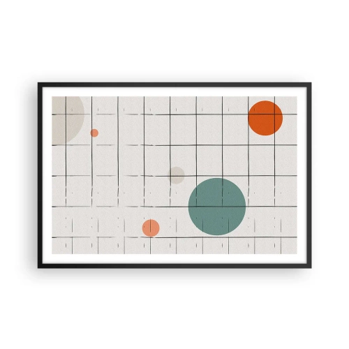 Poster in black frame - Imprisoned. Us or Them? - 91x61 cm