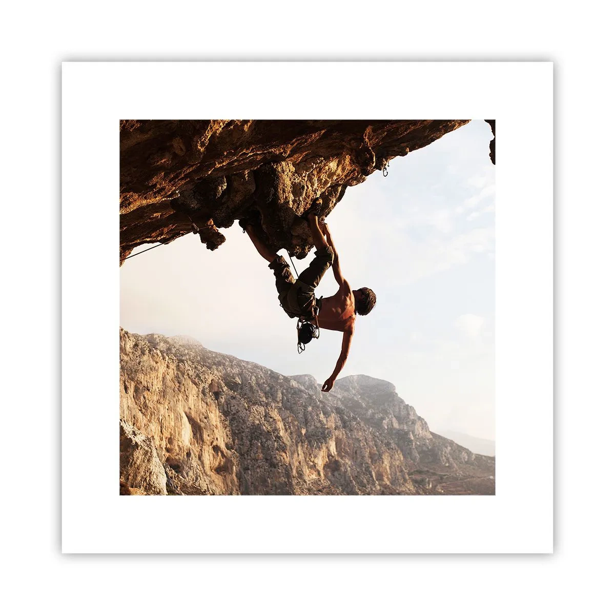 Poster - The Whole World on a Sharp Cliff - 30x30 cm