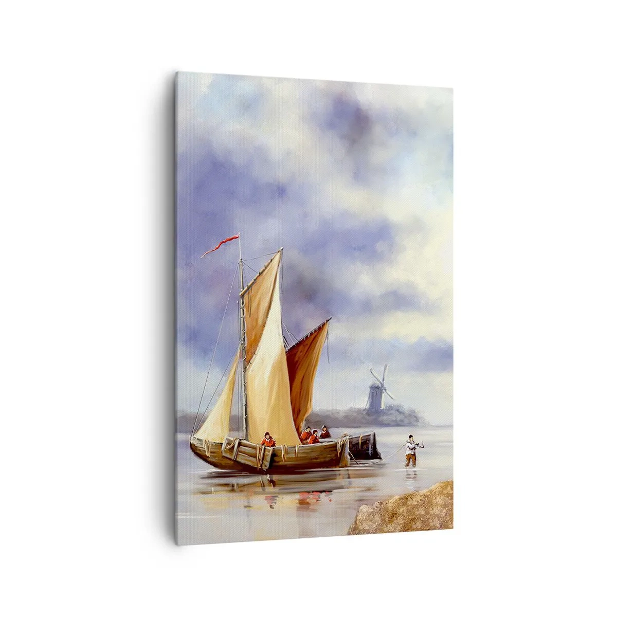 Canvas picture - Return of Sailors - 80x120 cm