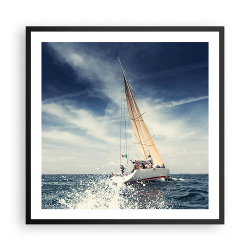 Poster in black frame - They Won't Catch Us - 60x60 cm