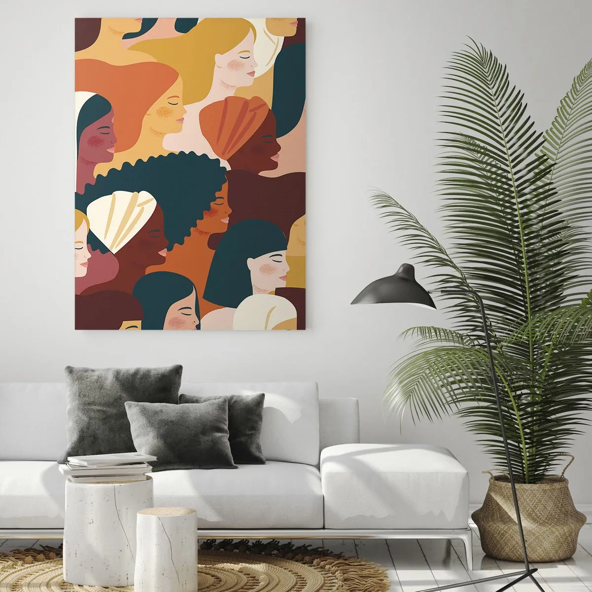 Glass picture - Pure Womanhood - 70x100 cm