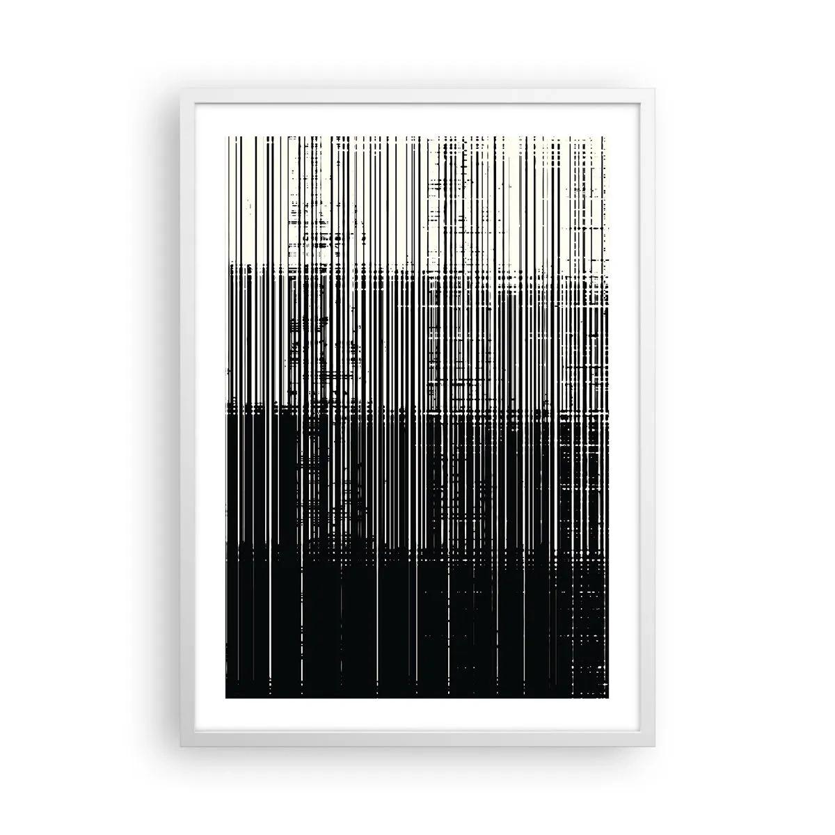 Poster in white frmae - Waves and Vibrations - 50x70 cm