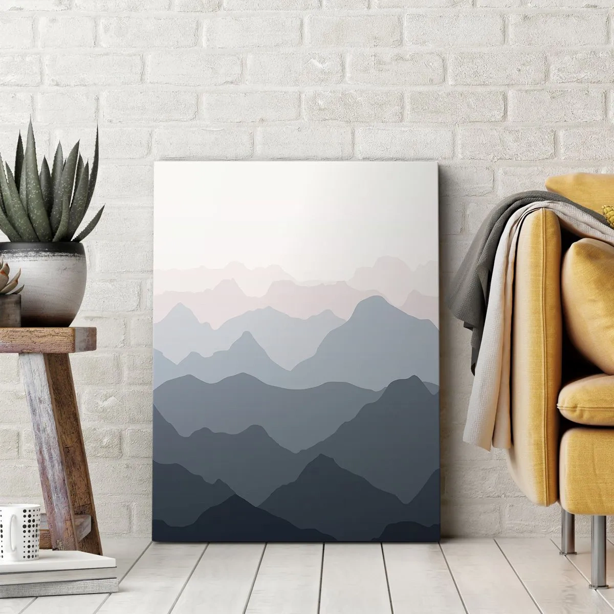 Canvas picture - Mountain Waves - 70x100 cm