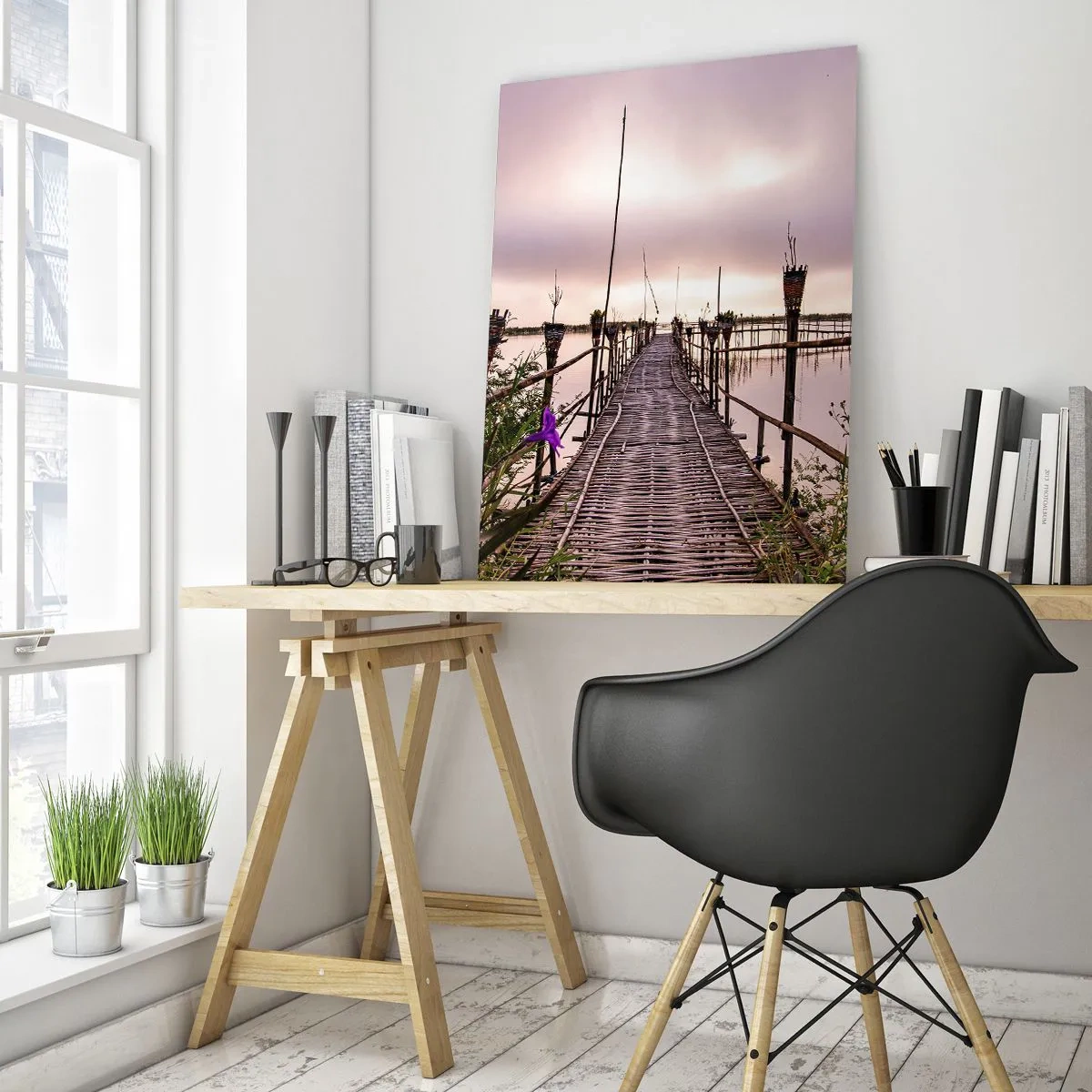 Glass picture - Peace and Quiet of Asia - 50x70 cm