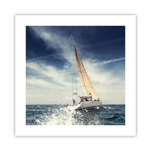 Poster - They Won't Catch Us - 40x40 cm