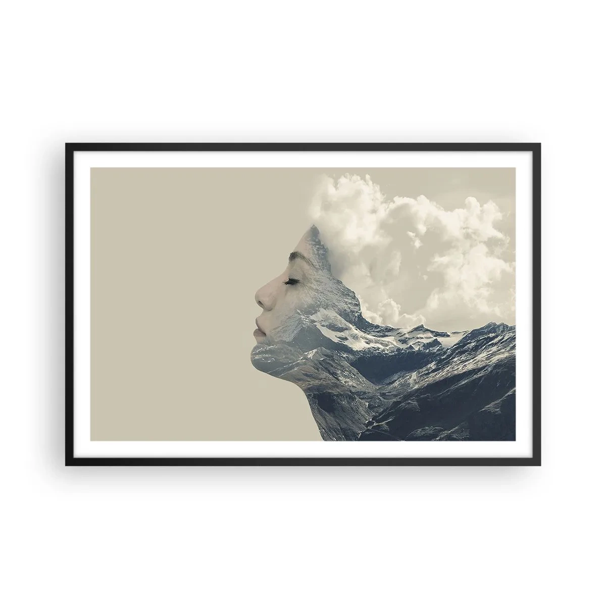 Poster in black frame - Beauty of Elements - 91x61 cm