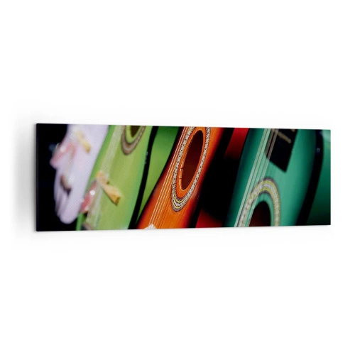 Canvas picture - Guitar Has Many Shades - 160x50 cm