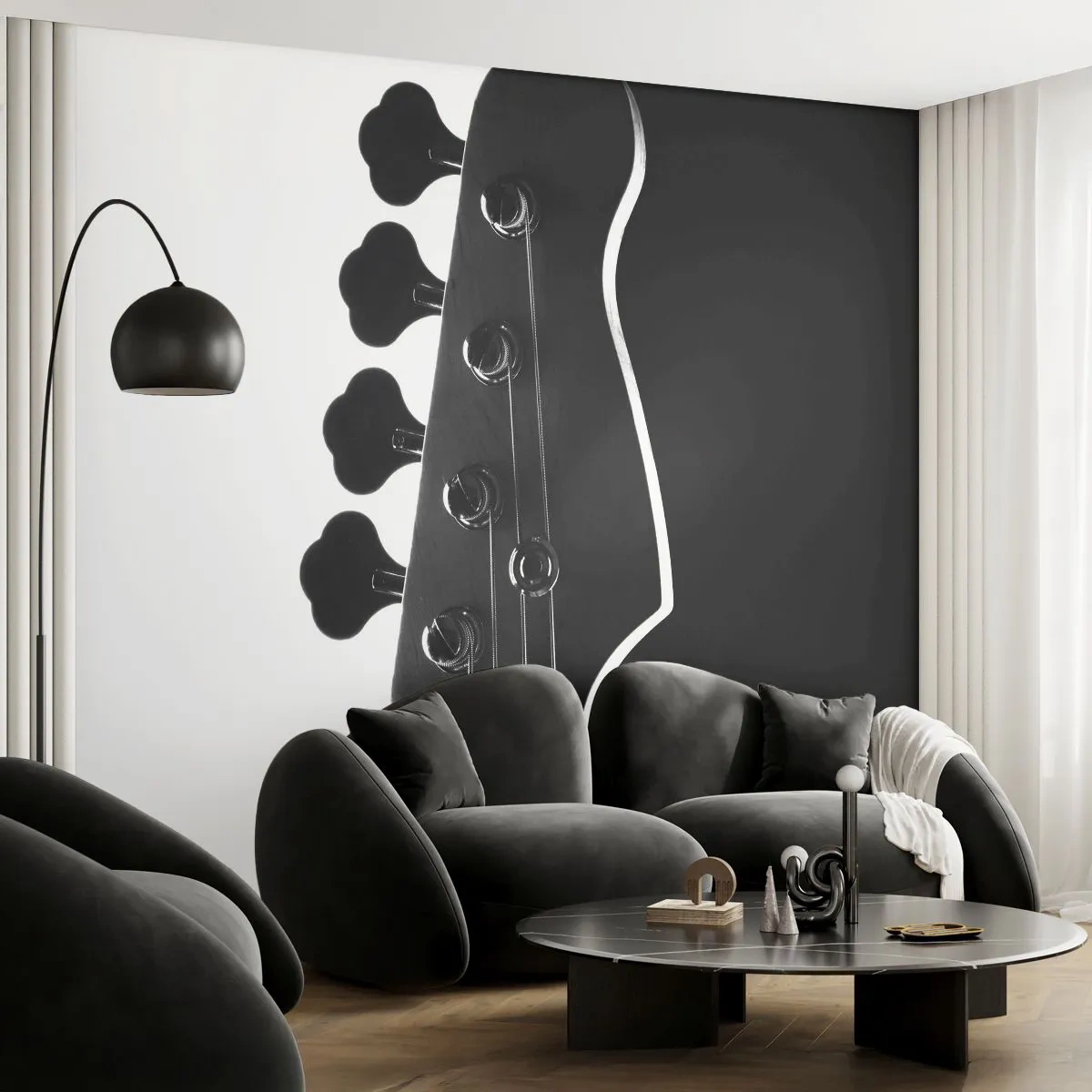 Photo Wallpaper Standard Eco - Rock Silence - Guitar, Music, Modern - 500x350 cm