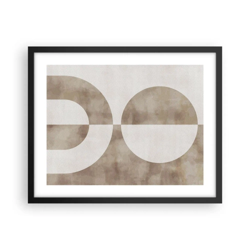 Poster in black frame - Similarities and Differences - 50x40 cm