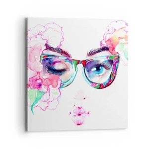 Canvas picture - Tempting Promise - 70x70 cm