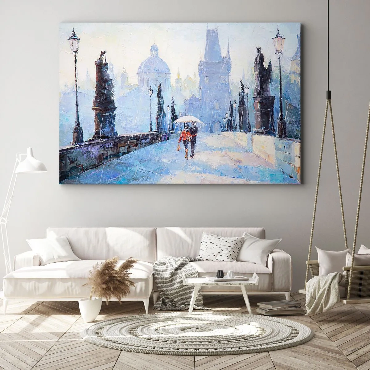 Canvas picture - Rain Enchanted Us - 100x70 cm
