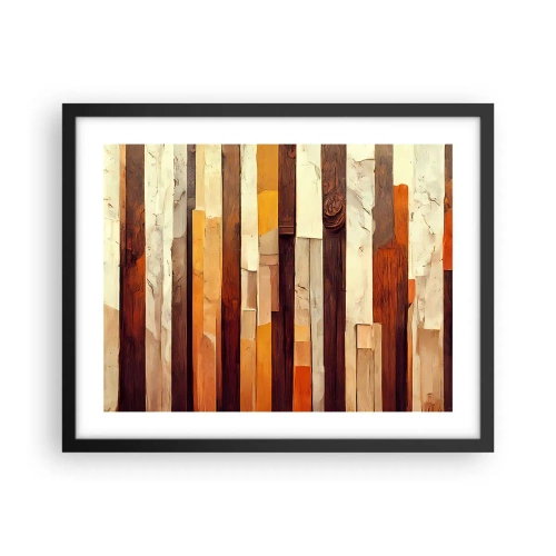 Poster in black frame - Anthem of Forest Birds - 50x40 cm