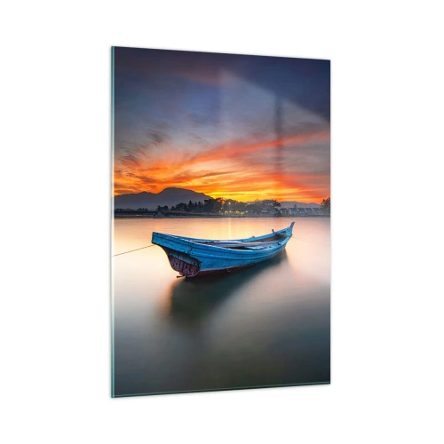 Glass picture - Here Comes a Good Night - 50x70 cm