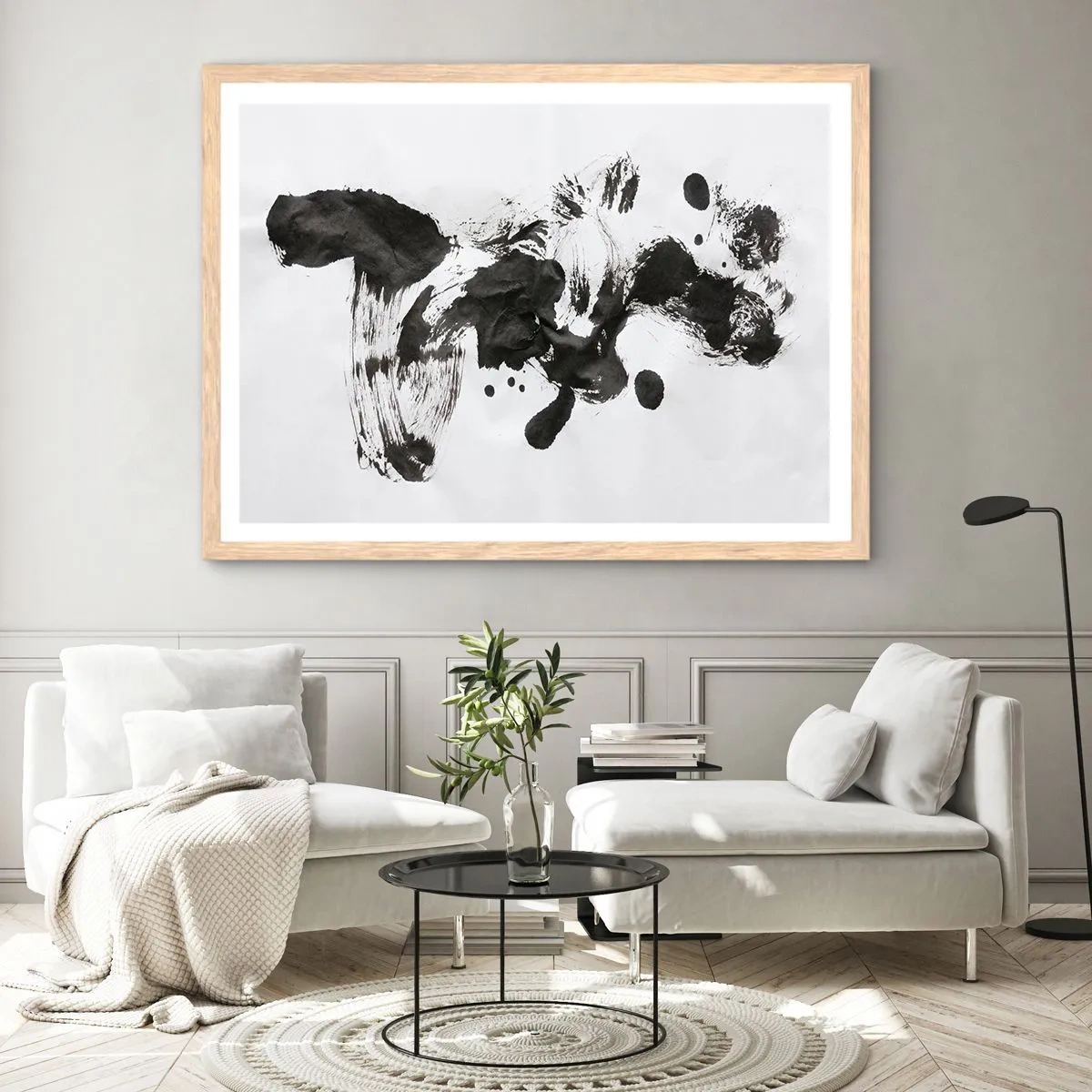 Poster in light oak frame - A Method in Madness? - 50x40 cm