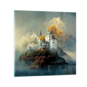 Glass picture - Beginning of a Romantic Tale - 70x70 cm