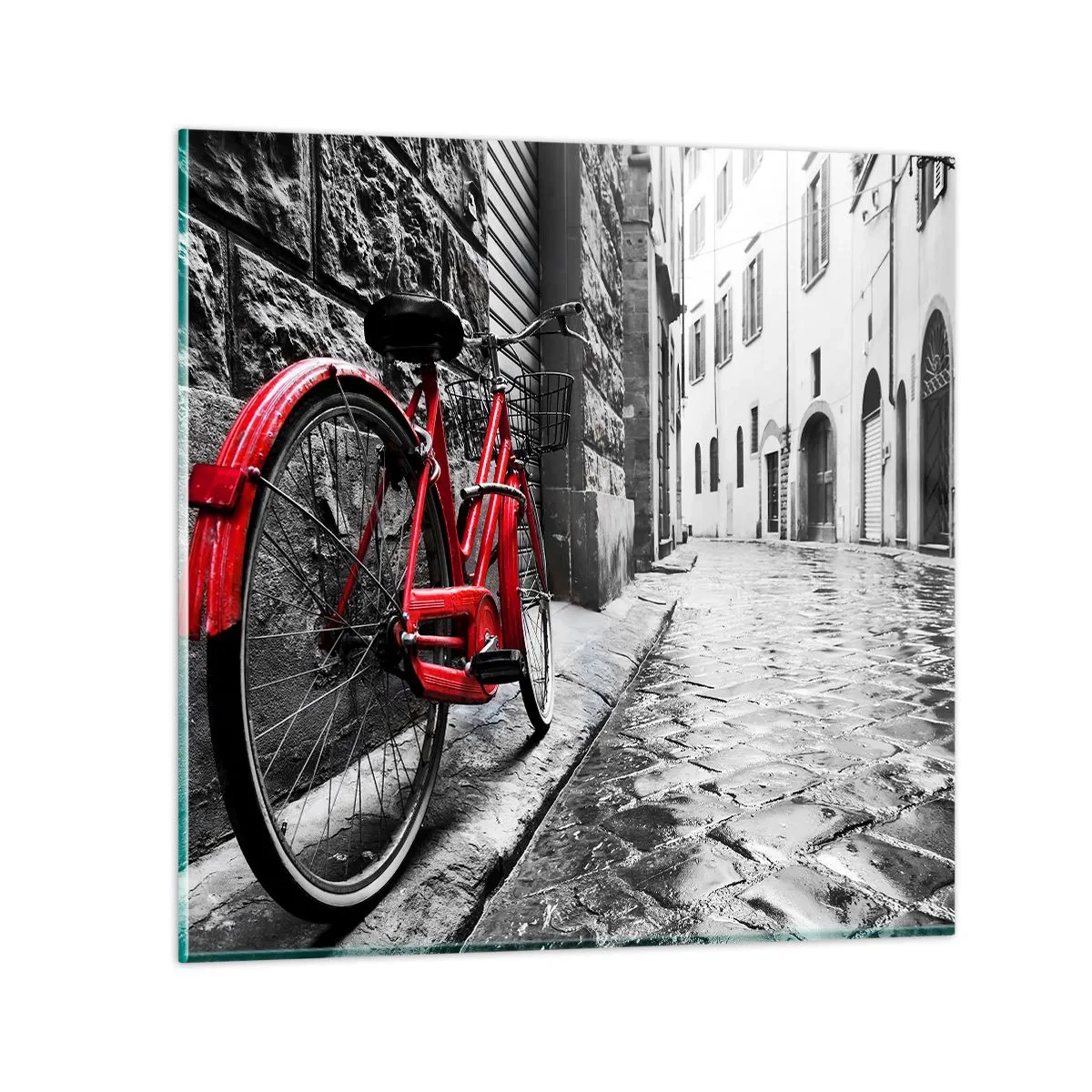 Glass picture - Real Beauty Does Not Age - 30x30 cm