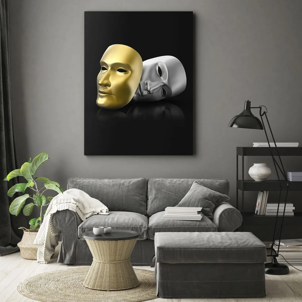 Canvas picture - Life Is a Theatre - 50x70 cm
