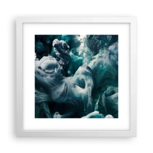 Poster in white frmae - Movement of Colour - 30x30 cm