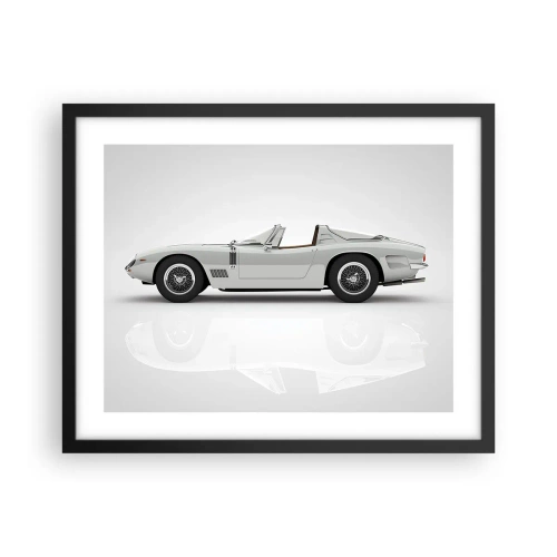 Poster in black frame - Promise of Fun - 50x40 cm