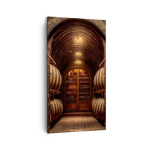 Canvas picture - Atmospheric Cellar - 45x80 cm