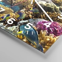 Clock face with numbers