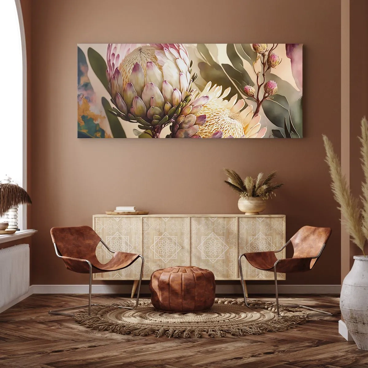 Canvas picture - Tender Caress - 160x50 cm