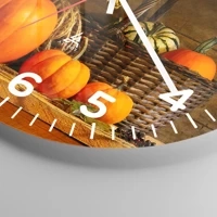 Clock face with numbers