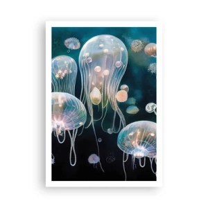 Poster - Underwater Ball - 70x100 cm