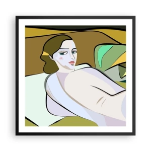 Poster in black frame - Intimate Portrait - 60x60 cm