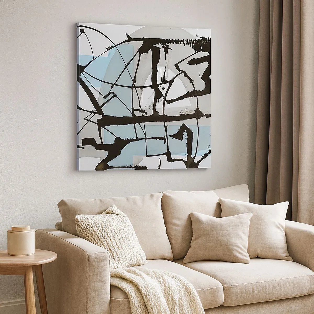 Canvas picture - After All Blue - 30x30 cm