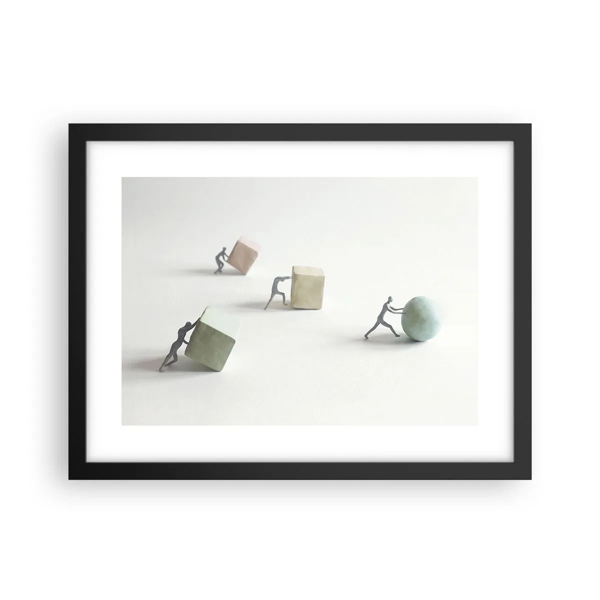 Poster in black frame - That's Life - 40x30 cm