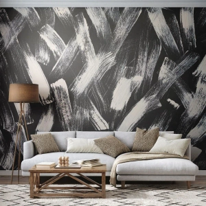 Self-Adhesive Photo Wallpaper Deluxe Sticker - Abstract in Industrial Spirit - Piece, Modern, Brushing - 250x175 cm