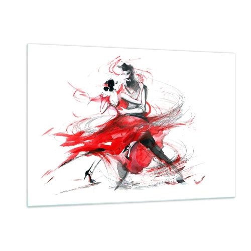 Glass picture - Tango - Rhythm of Passion - 120x80 cm