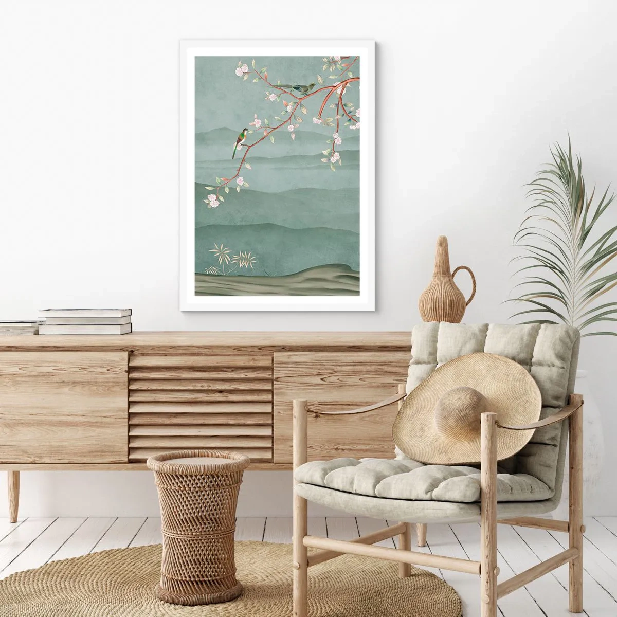 Poster in white frmae - Spring, It Is You - 70x100 cm