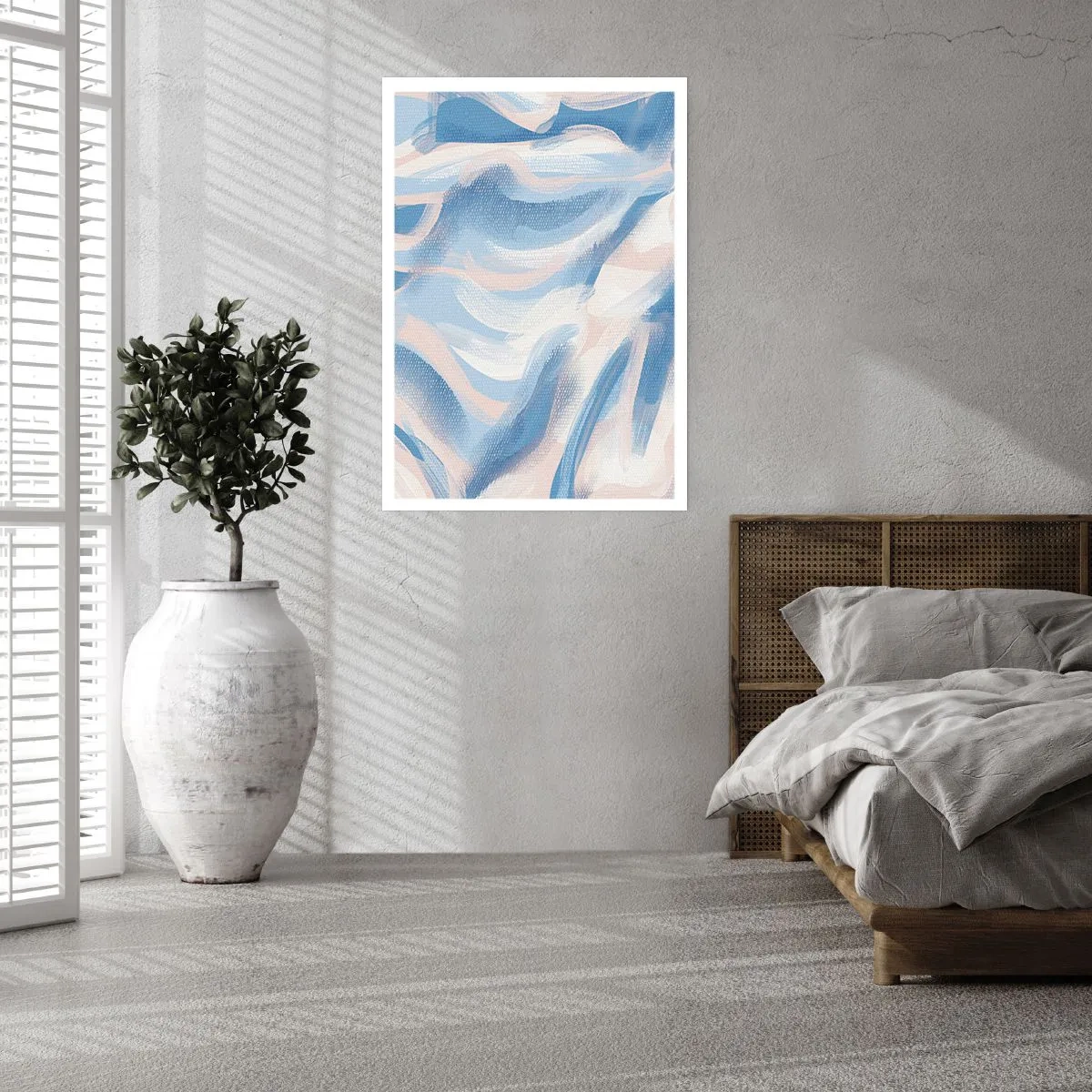 Poster - Blue Waves - 50x70 cm